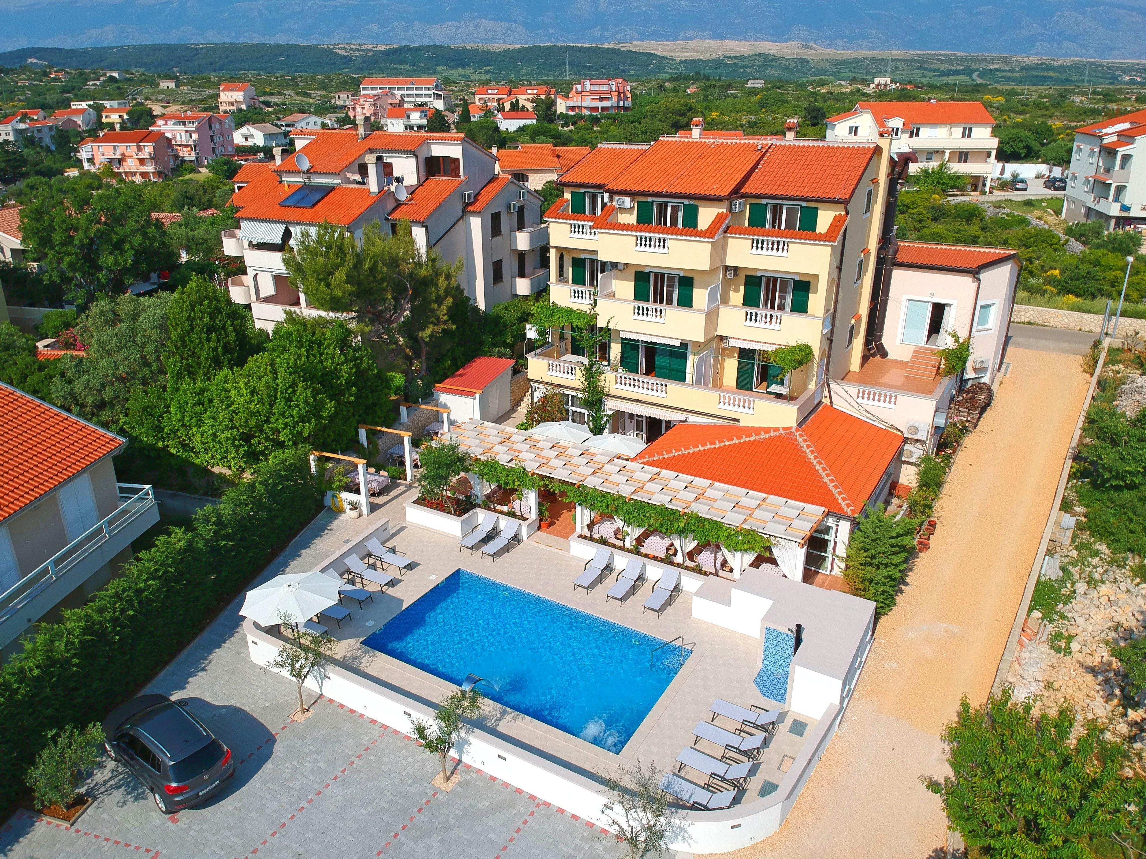 Pansion Villa Bok Novalja Exterior foto
